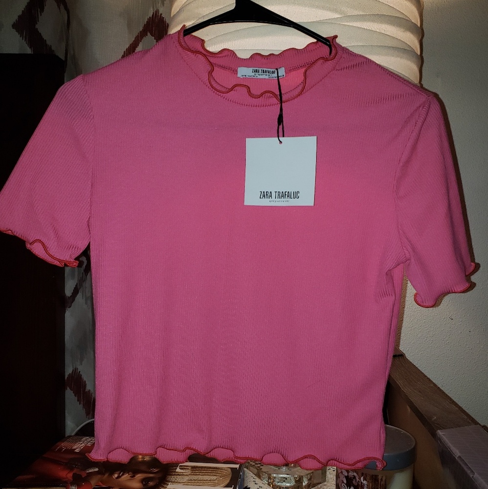 zara crop top